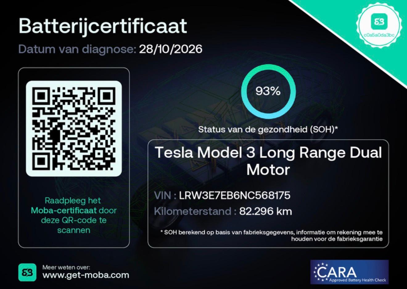 Tesla Model 3 Long Range AWD 75 kWh / SOH 93% — foto 4